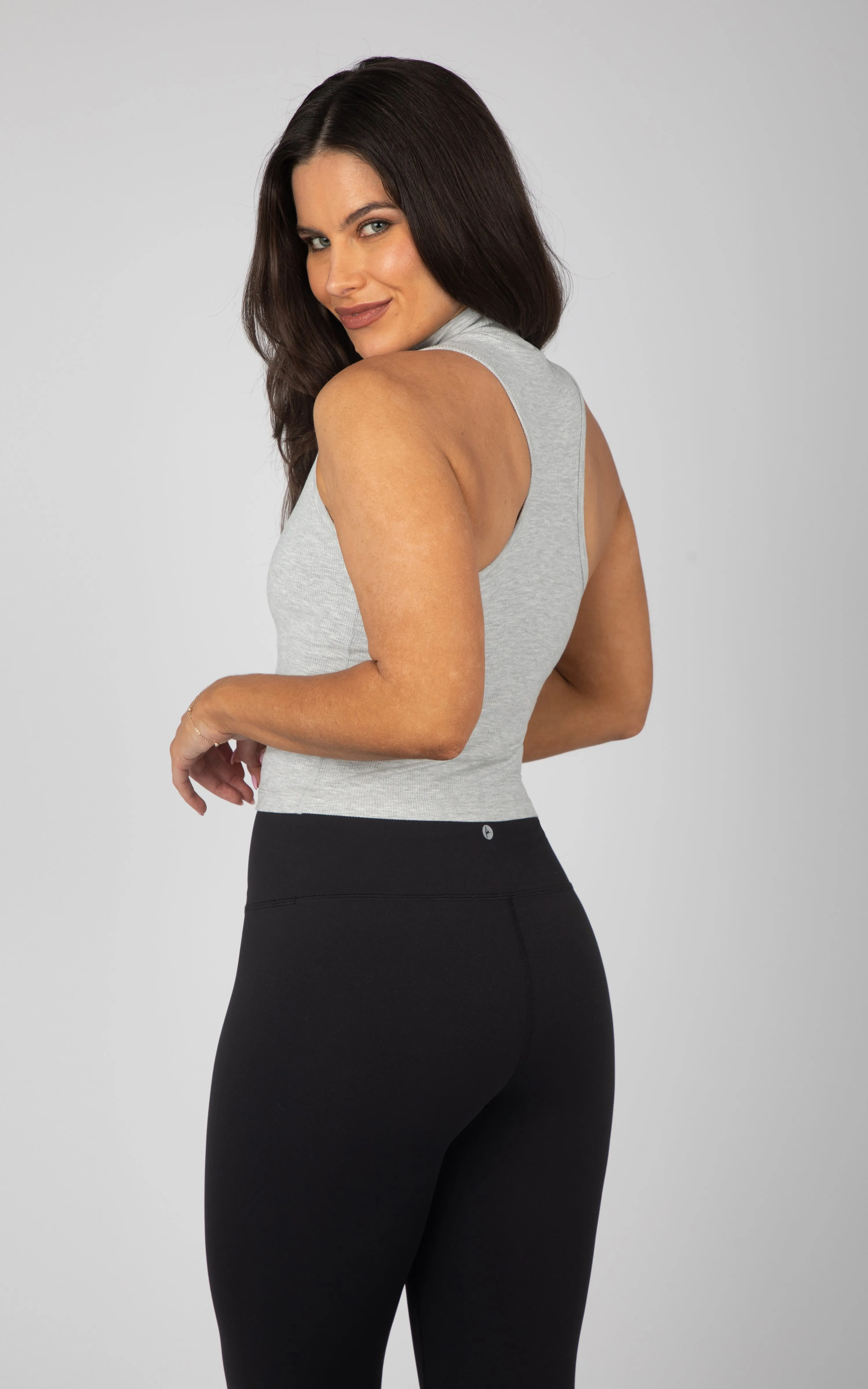 2 PK Mock Neck Tank Top