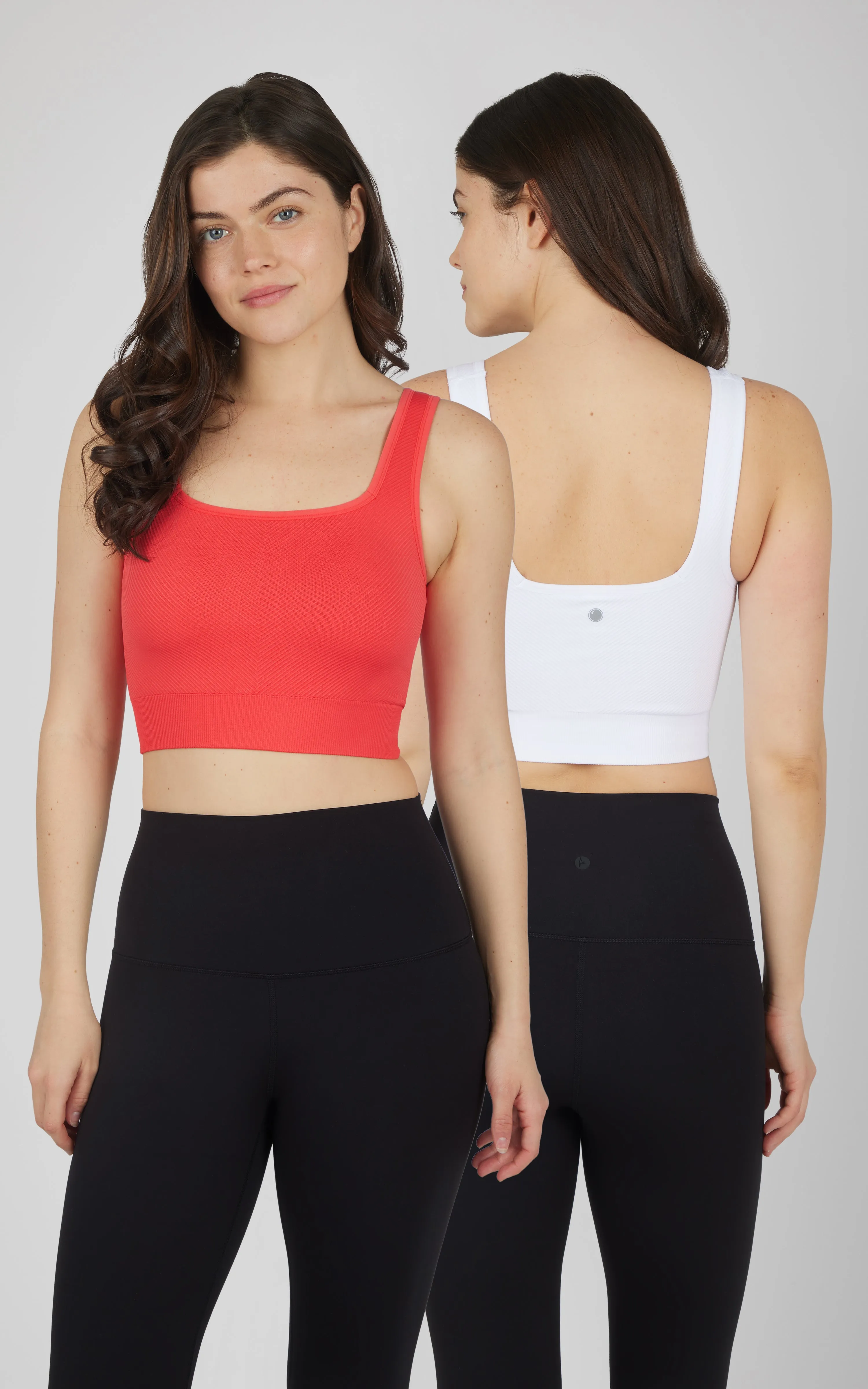 2 PK Seamless Longline Bra