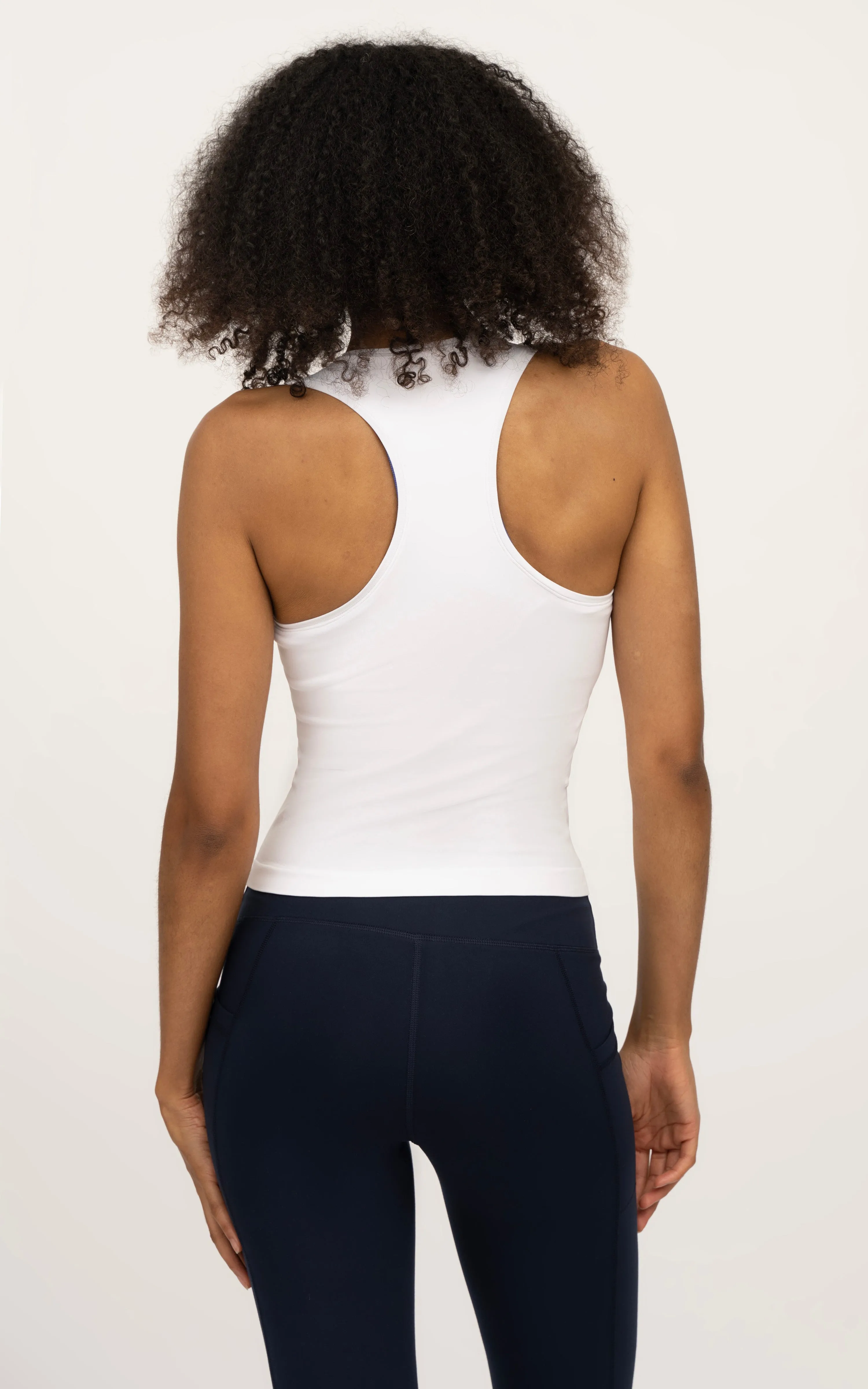 2 PK Seamless Racerback Tank Top with Built in Bra