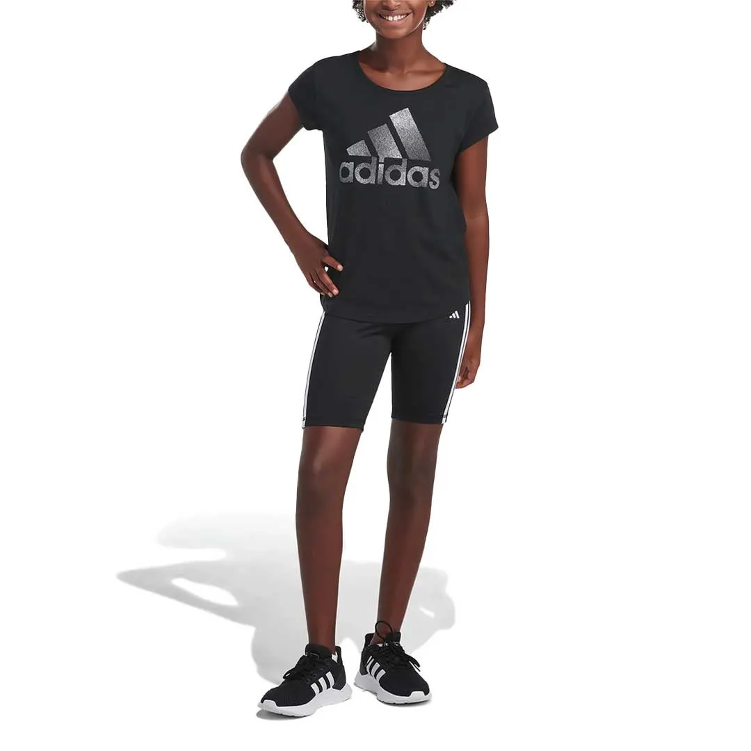 adidas - Girls' (Junior) 3-Stripes Bike Shorts (FZ9000)