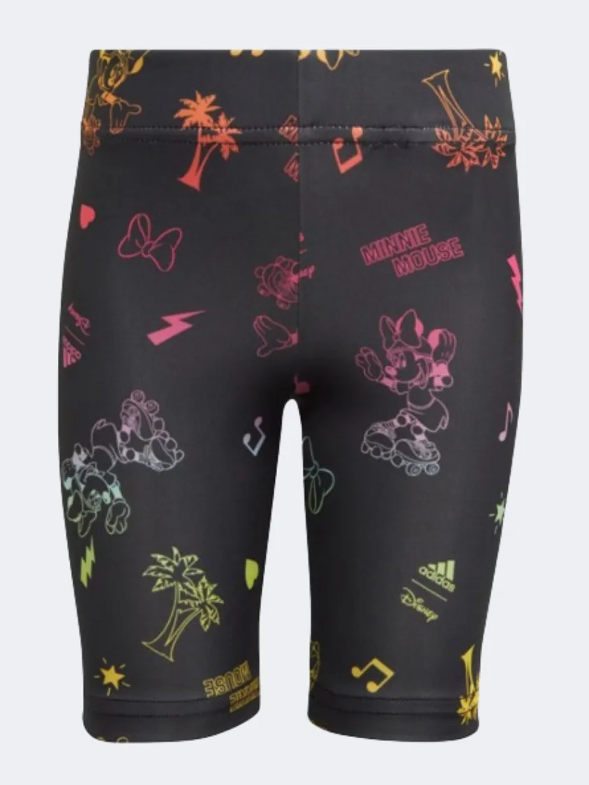 Adidas X Disney Minnie Mouse Little Girls Sportswear Short Black/Multicolor