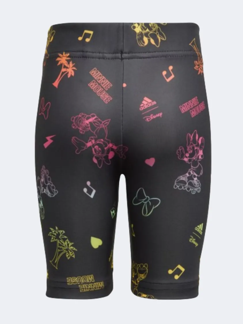 Adidas X Disney Minnie Mouse Little Girls Sportswear Short Black/Multicolor