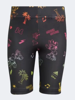 Adidas X Disney Minnie Mouse Little Girls Sportswear Short Black/Multicolor