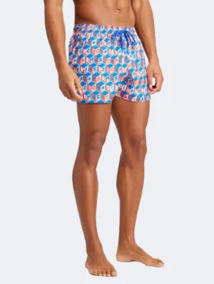 Adidas X Farm Rio 3S Men Swim Short Blue/Bliss Orange