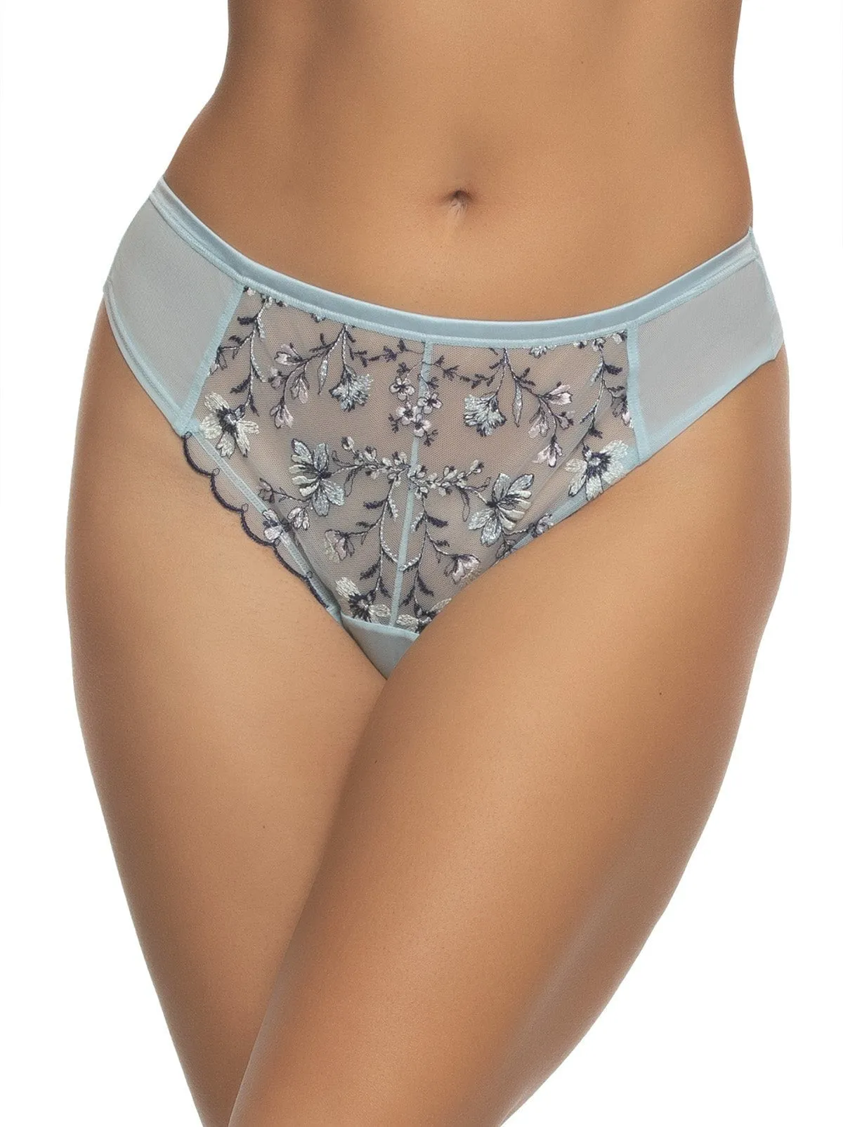 Allure Embroidered Thong