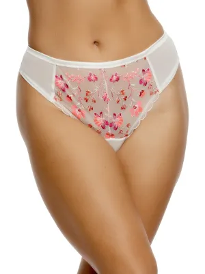 Allure Embroidered Thong