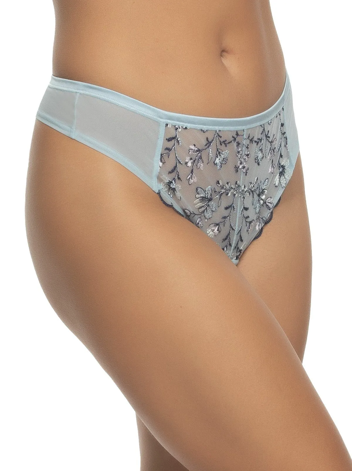 Allure Embroidered Thong