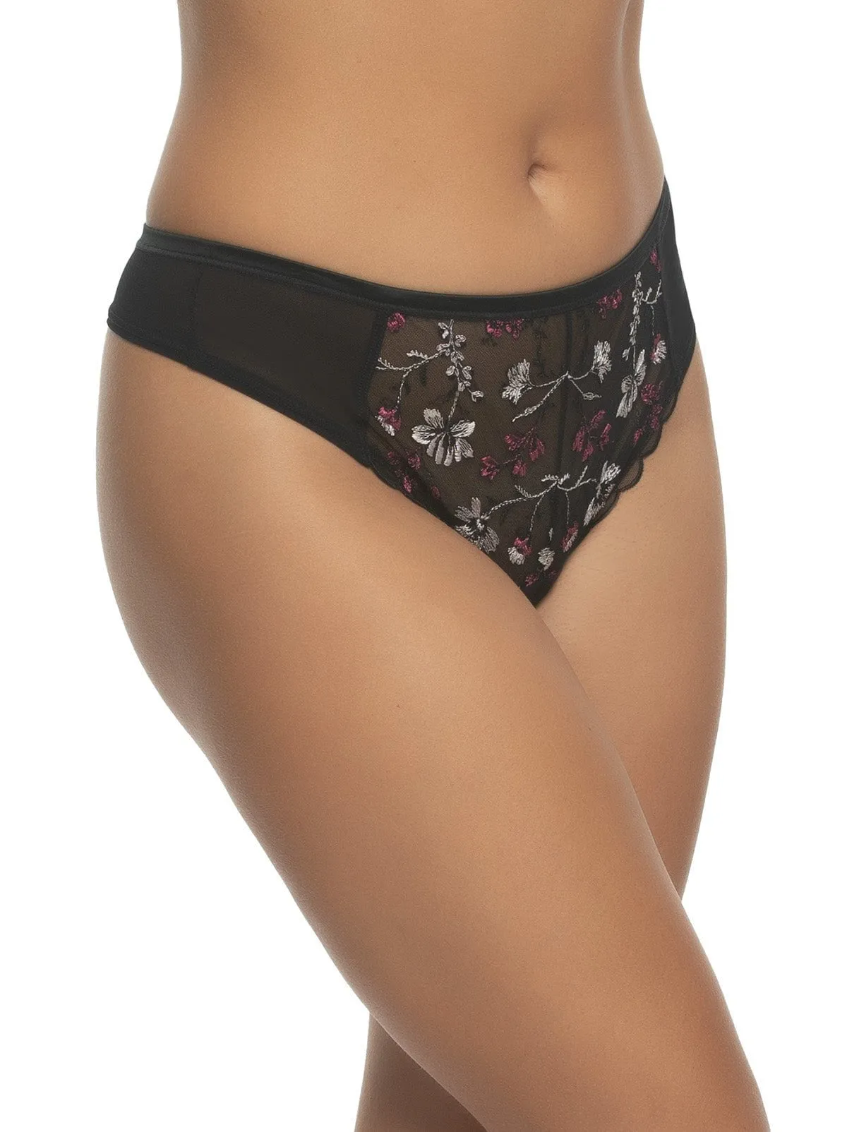 Allure Embroidered Thong