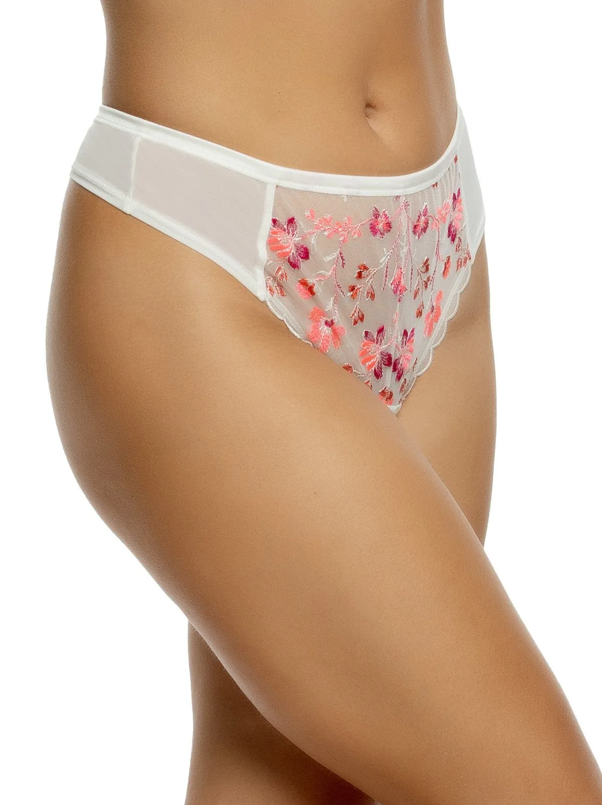 Allure Embroidered Thong