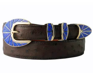 B G Mudd 101 Rose Bronze w/ Lapis Buckle Set 1.0