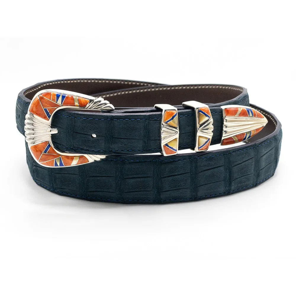 B G Mudd 107 w/ Spiny Oyster, MOP, & Lapis Buckle Set 1.0