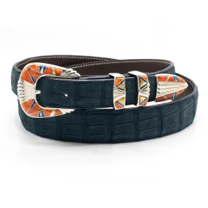 B G Mudd 107 w/ Spiny Oyster, MOP, & Lapis Buckle Set 1.0