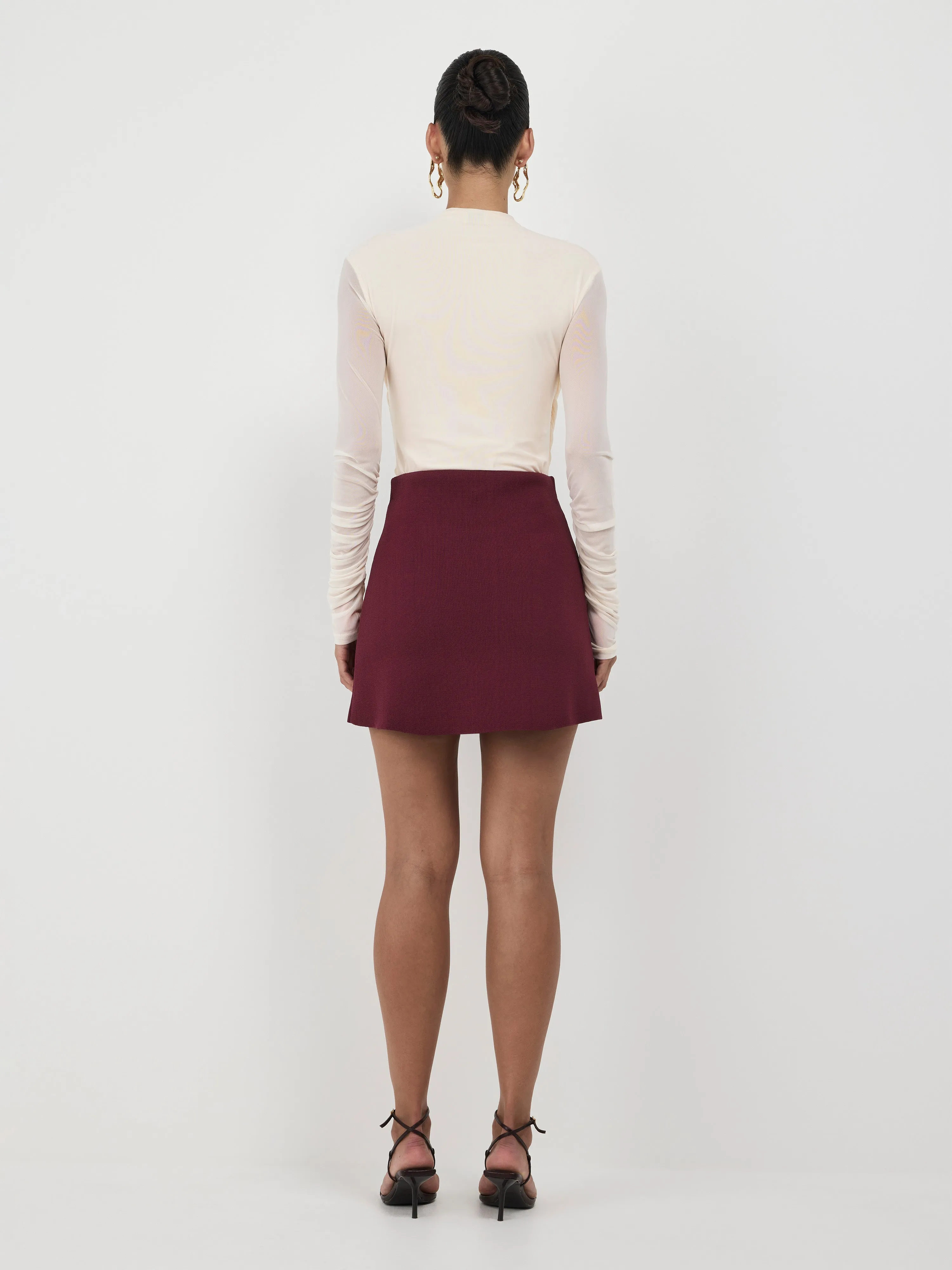 BAILEY KNIT MINI SKIRT