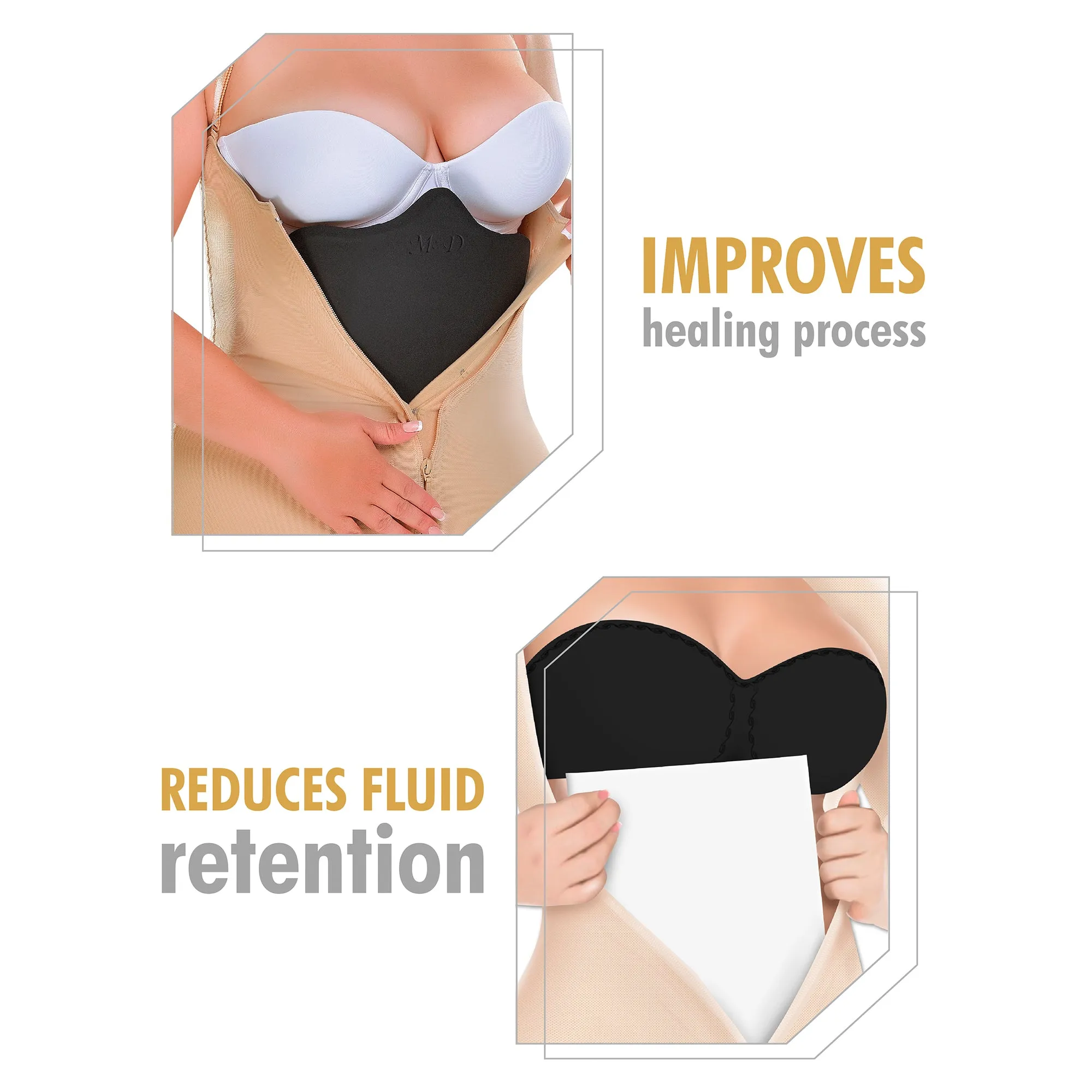 Be Shapy | M&D 0104 Butterfly Abdominal Board | Tummy Tuck Foam & Lipo Back Foam after BBL