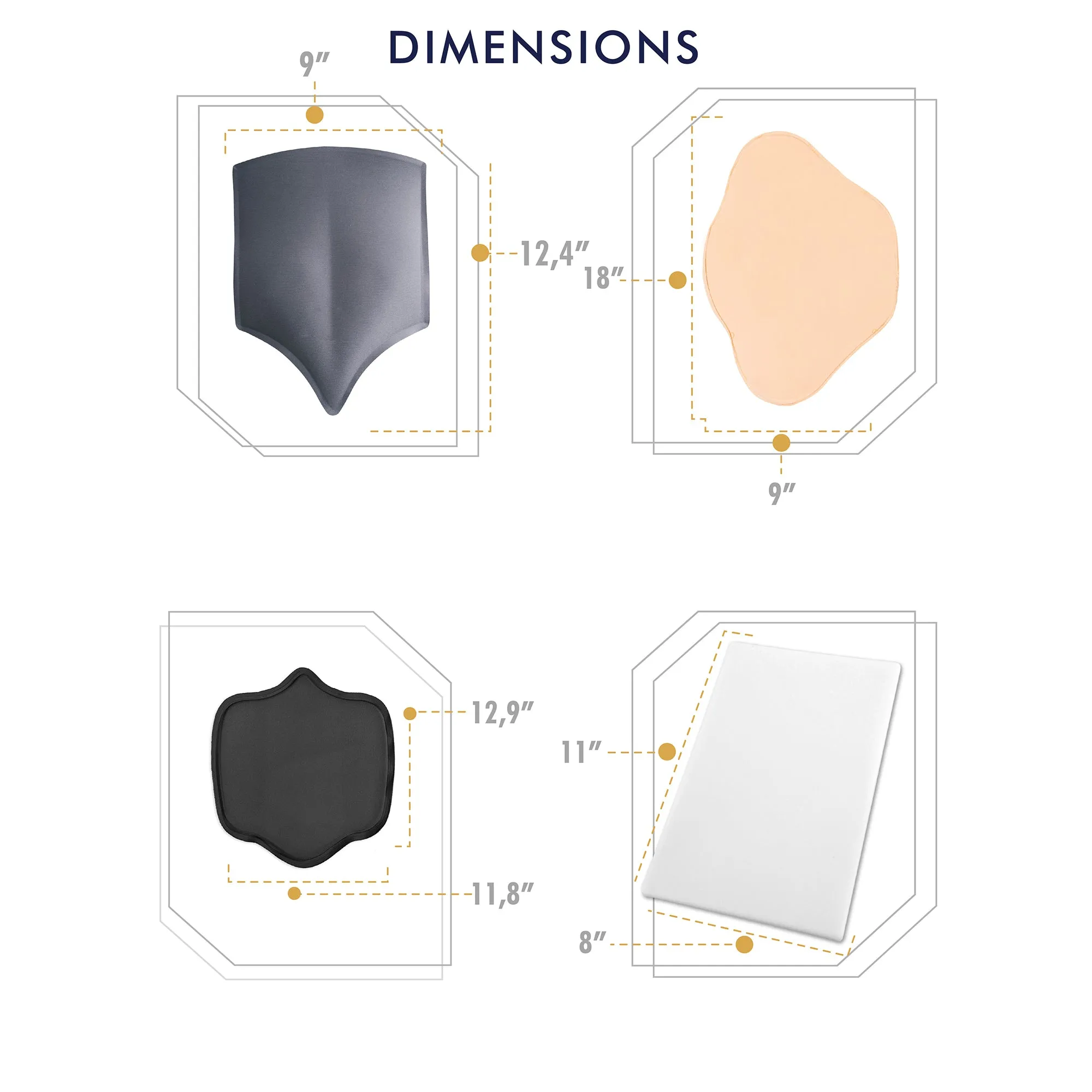 Be Shapy | M&D 0104 Butterfly Abdominal Board | Tummy Tuck Foam & Lipo Back Foam after BBL