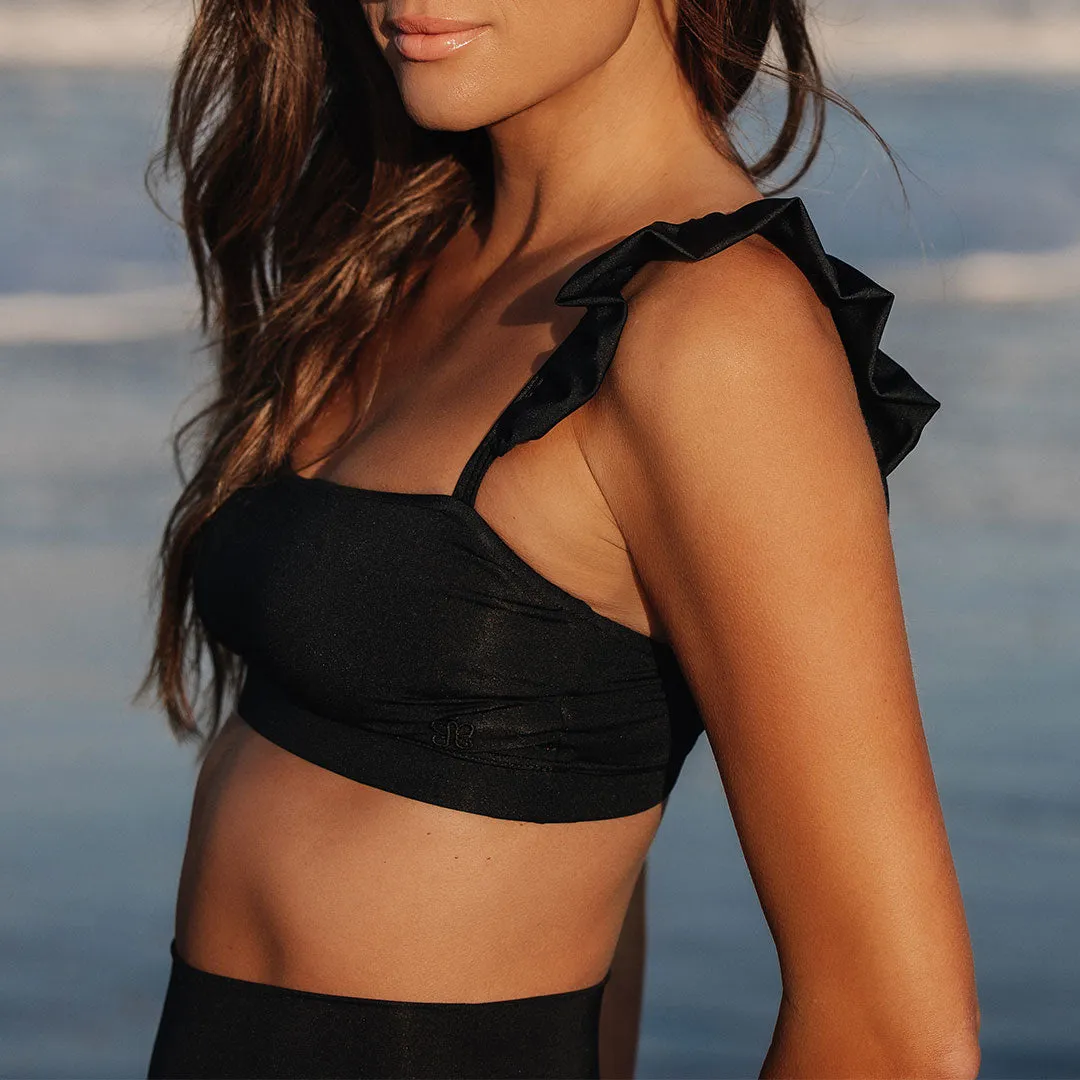 Black Bella Crop Top