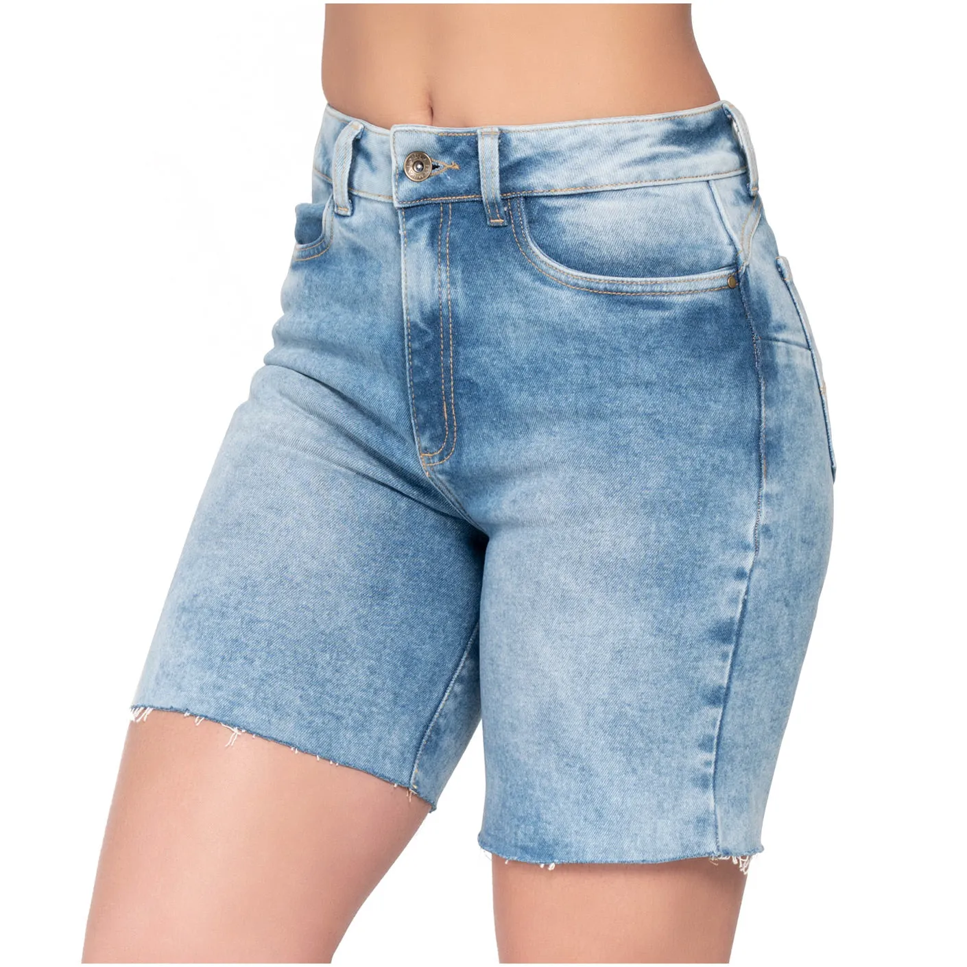 Butt Lifter High Waisted Shorts Denim Distressed Jeans for Women Lowla 232361