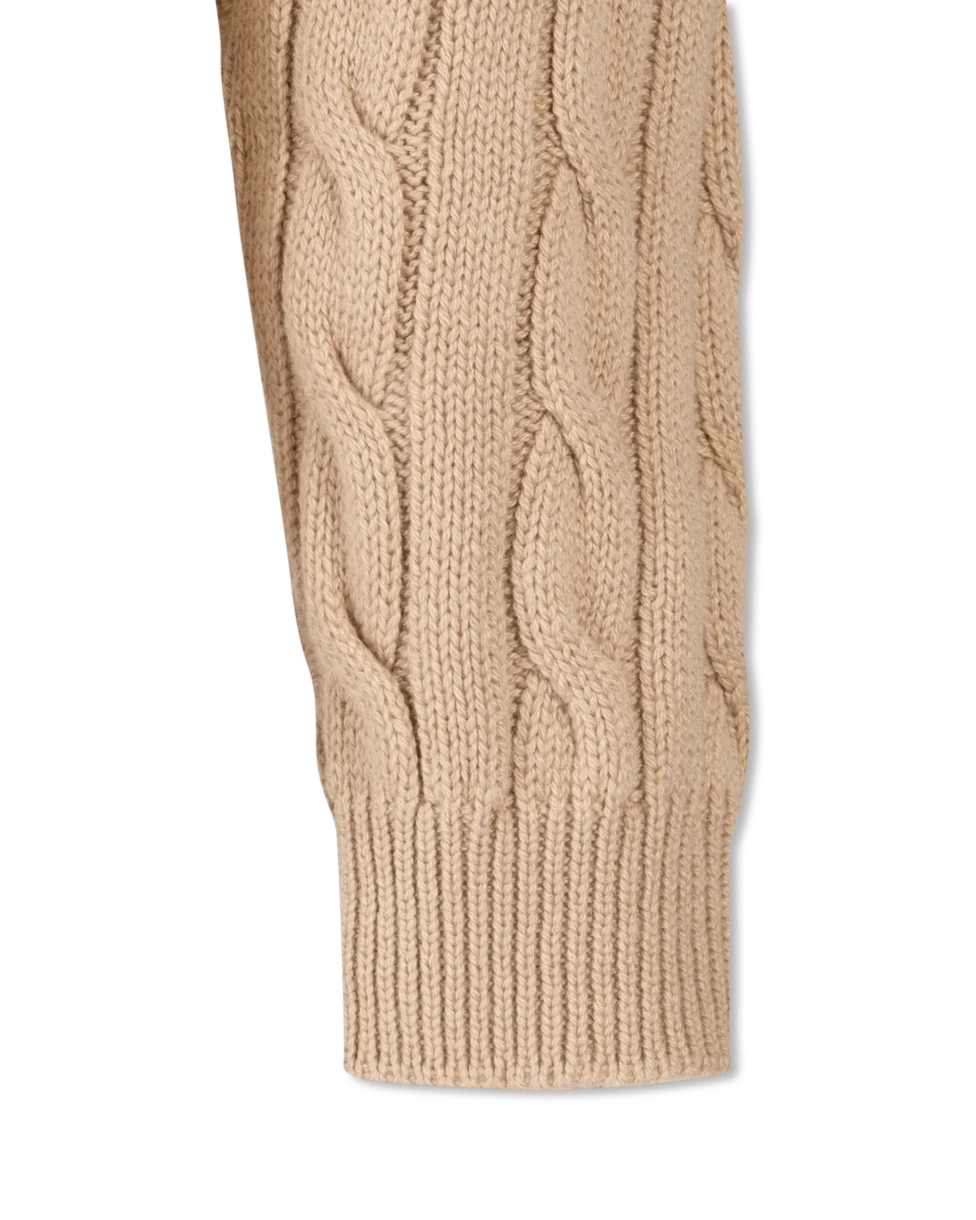 Cashmere Trecce Crop Top Sweater