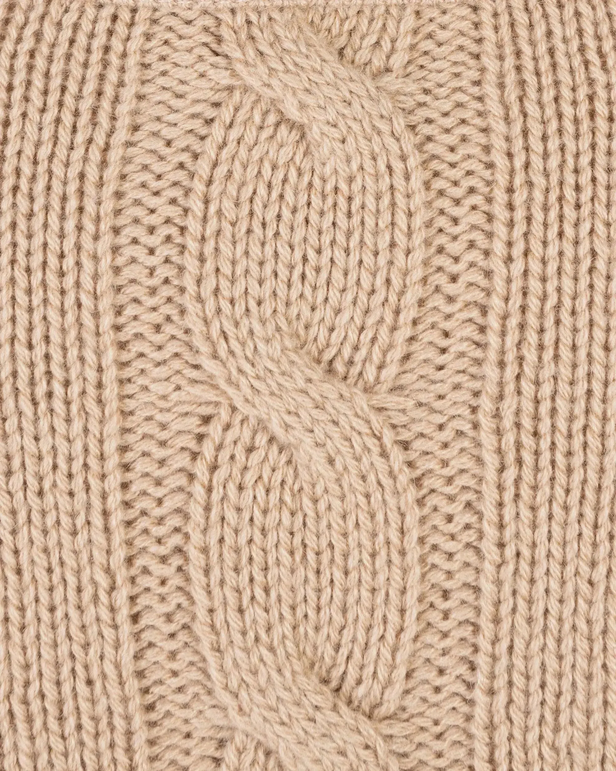 Cashmere Trecce Crop Top Sweater