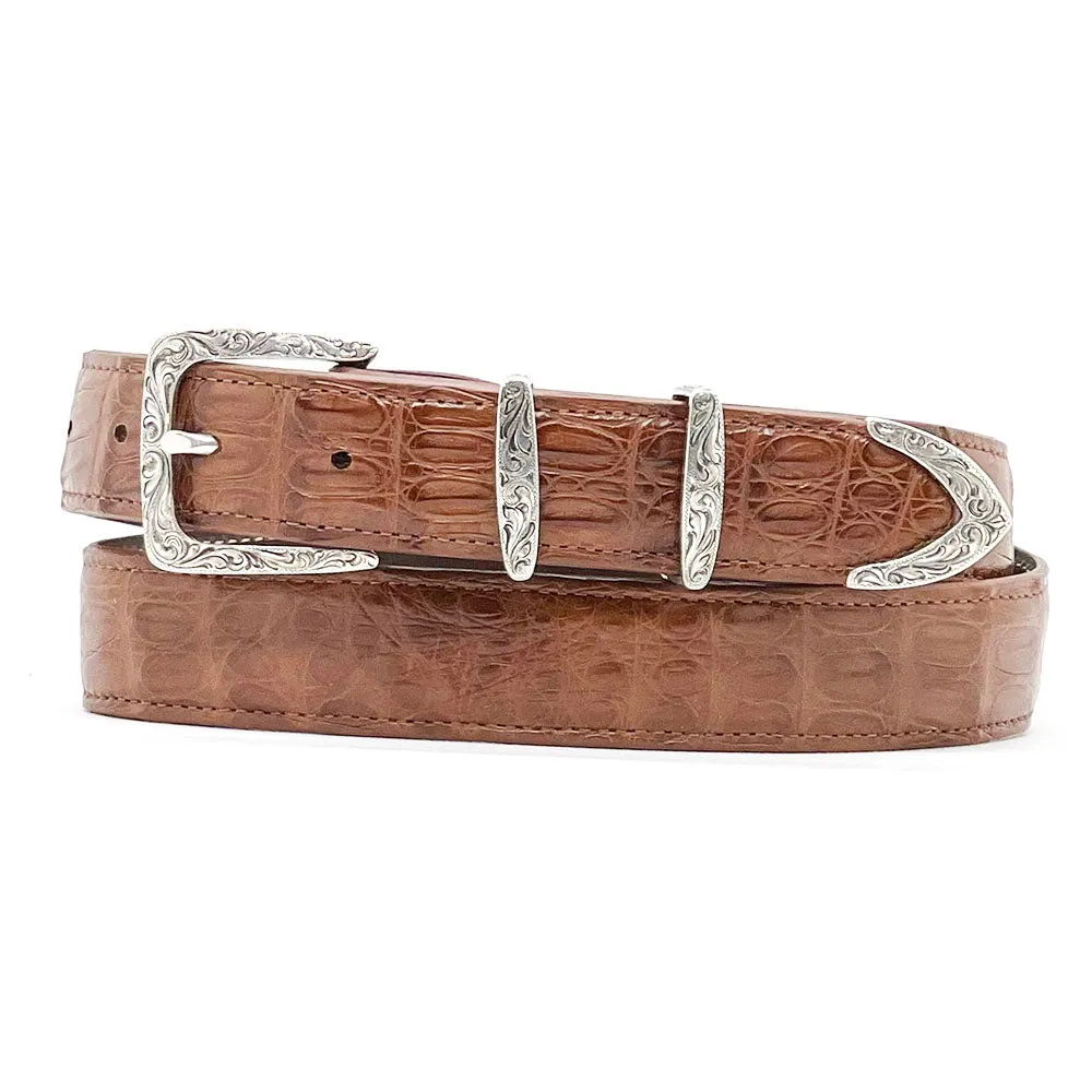 Chacon Denver Fine Engraved Buckle Set 1.25
