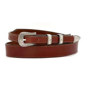 Chacon Unknown Feather Engraved Buckle Set 0.75