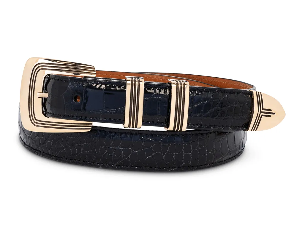 Chacon Zia 14k Gold Buckle Set 1.0