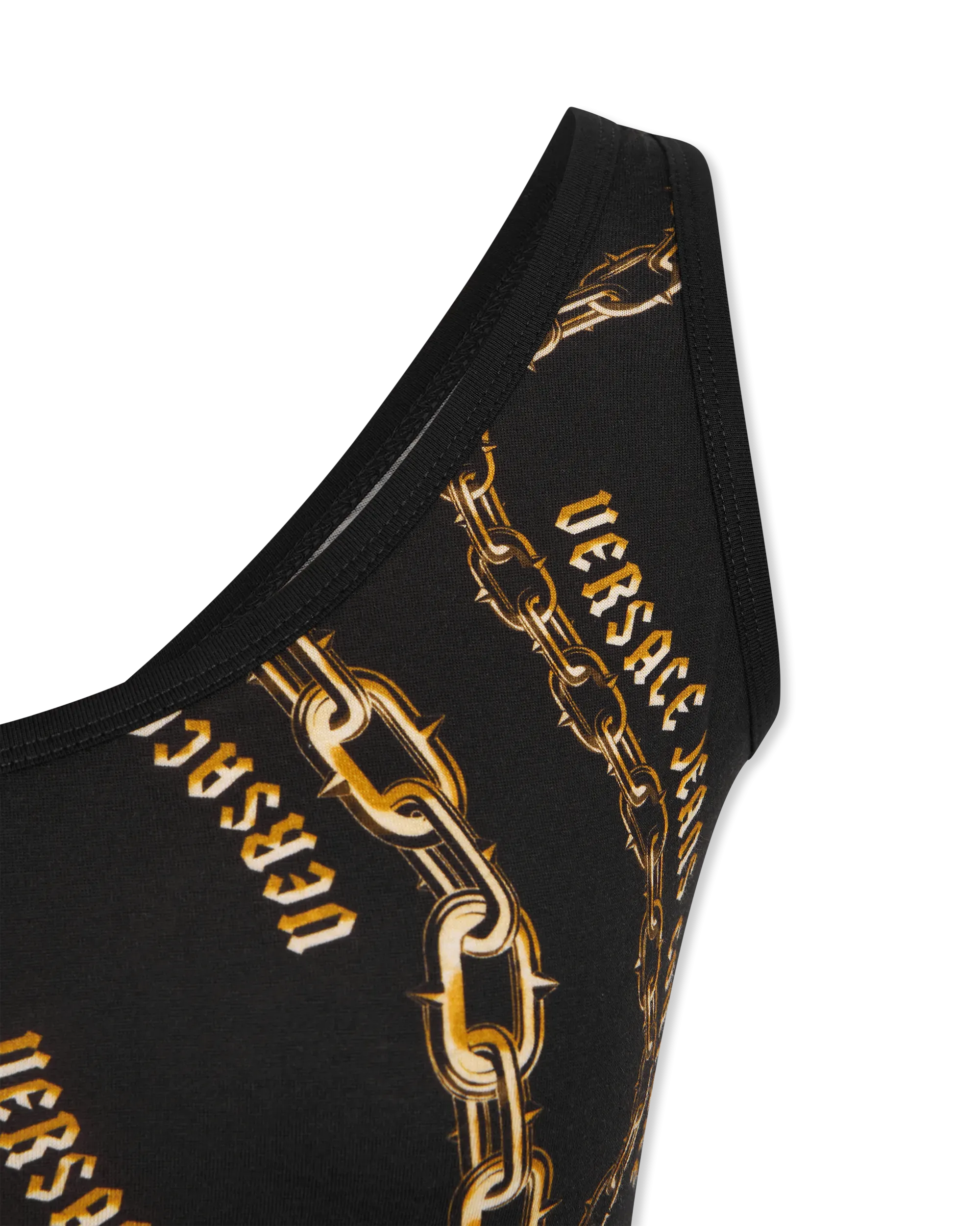 Chain Couture Baroque Buckle Tank Top