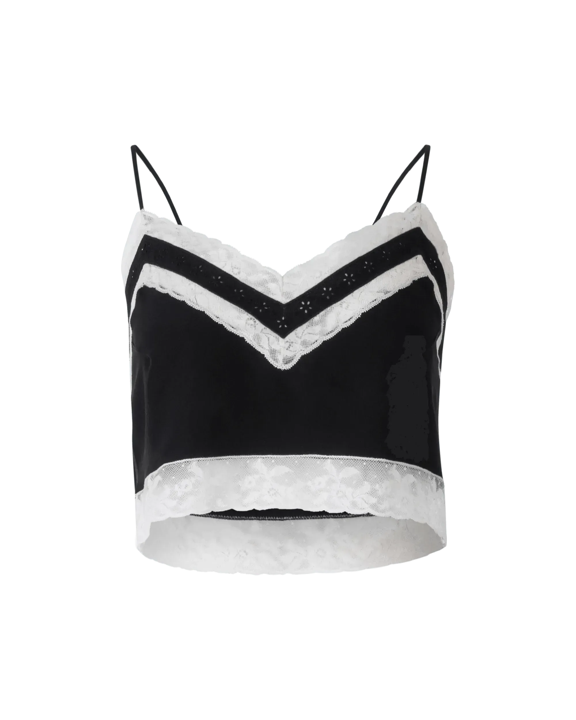 Crepe De Chine Crop Top Camisole