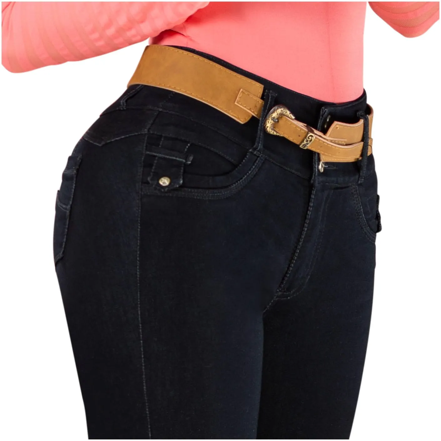 DRAXY 1319 Colombian Butt Lifter Flared Jeans