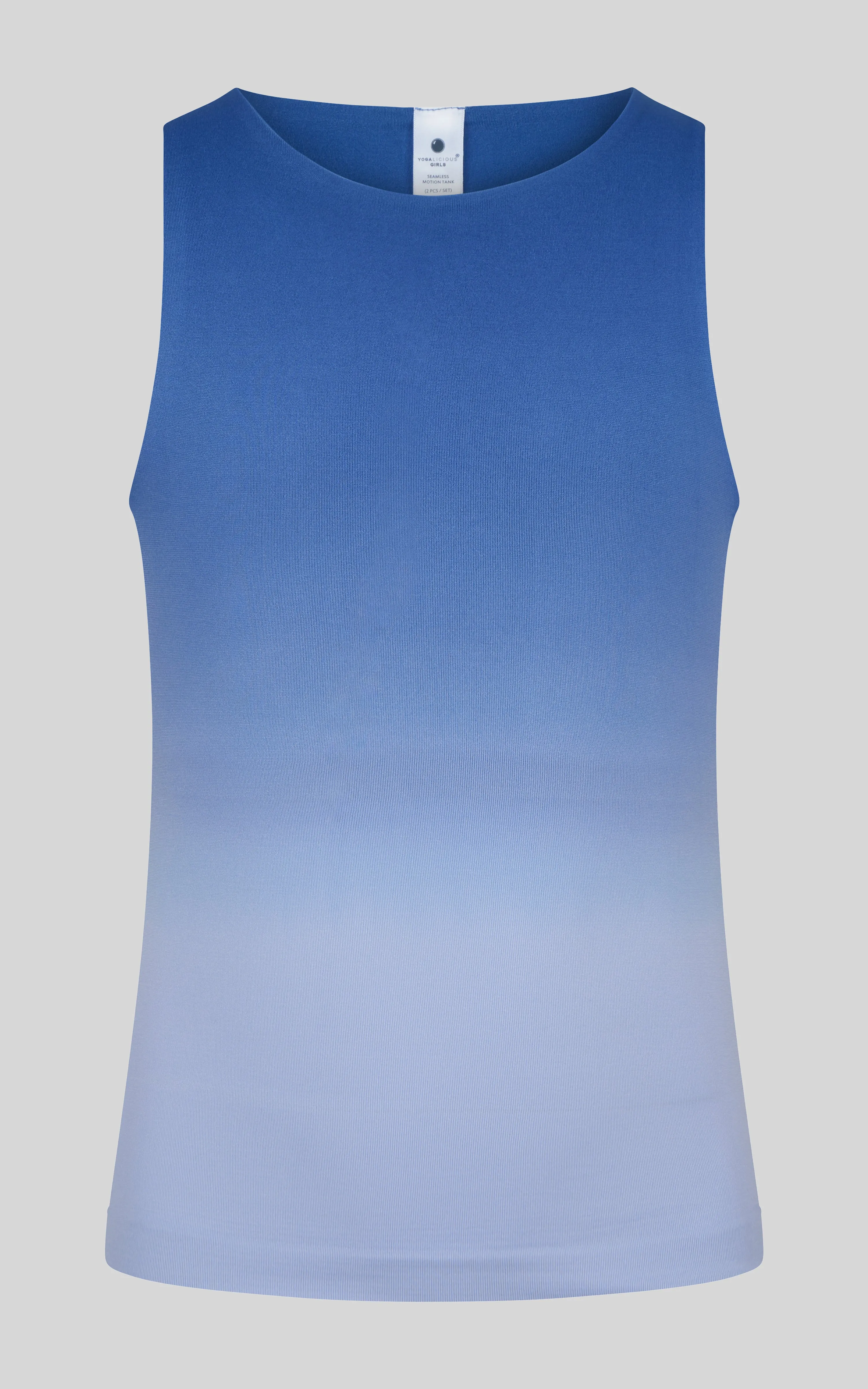 Girls 2 PK High Neck Tank