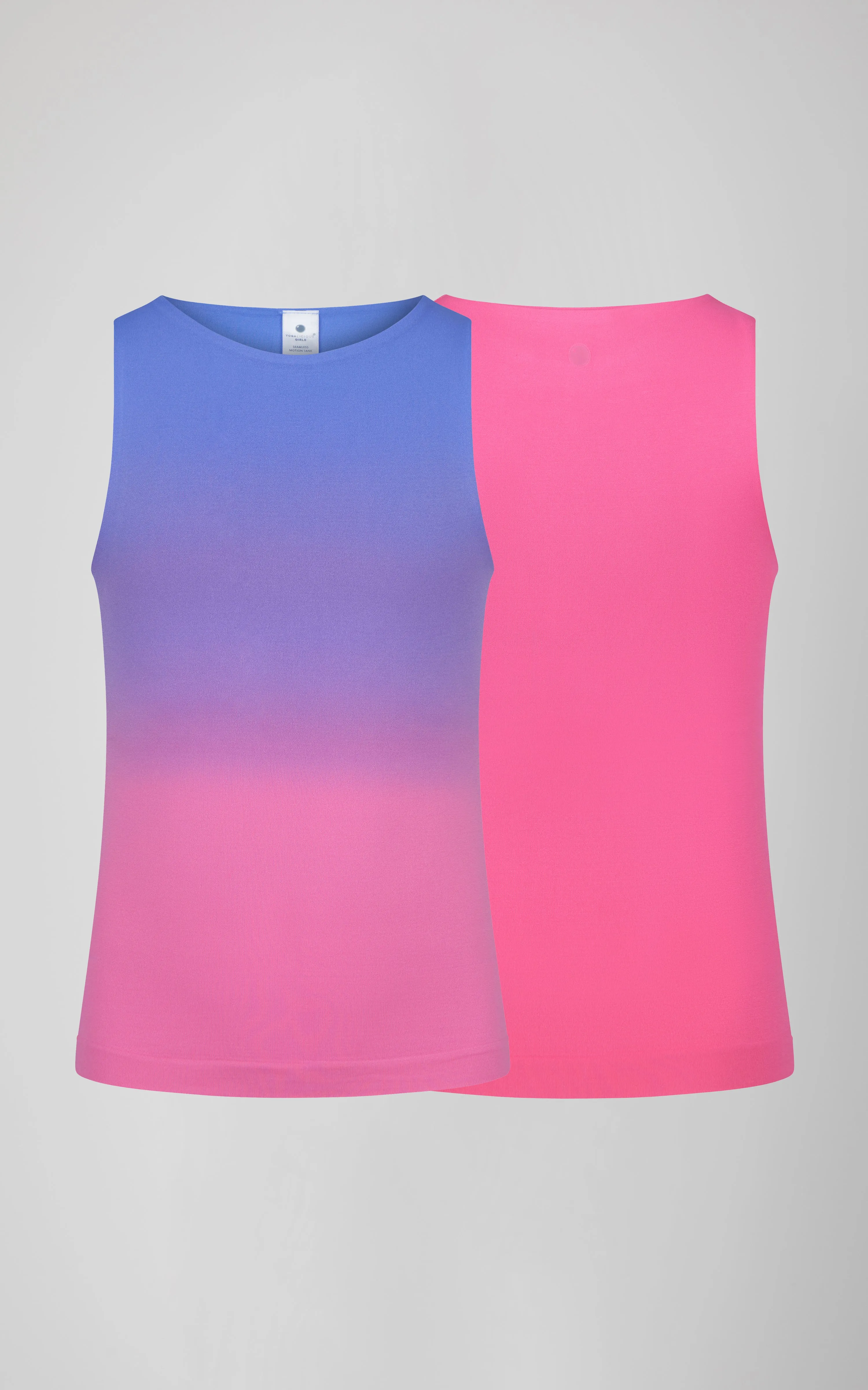 Girls 2 PK High Neck Tank