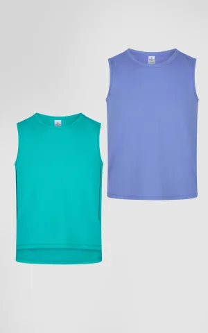 Girls 2PK Cropped Tank
