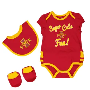 Girls' (Infant) Iowa State Cyclones Trifecta Set (K423JQ 34N)