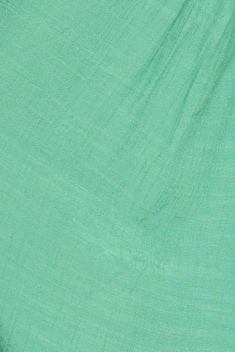 Green Crop Top Long Sleeve