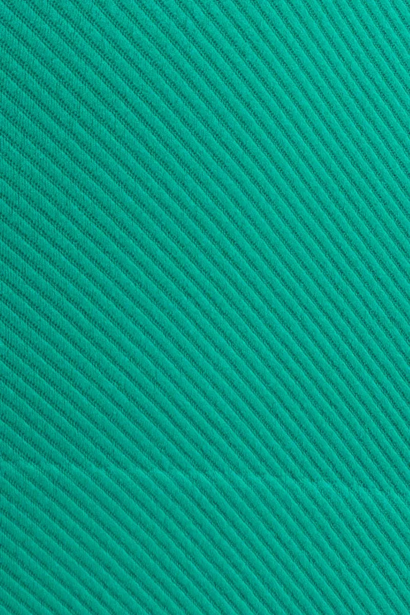 Green Tank Top Sleeveless Crew Neck Seamless