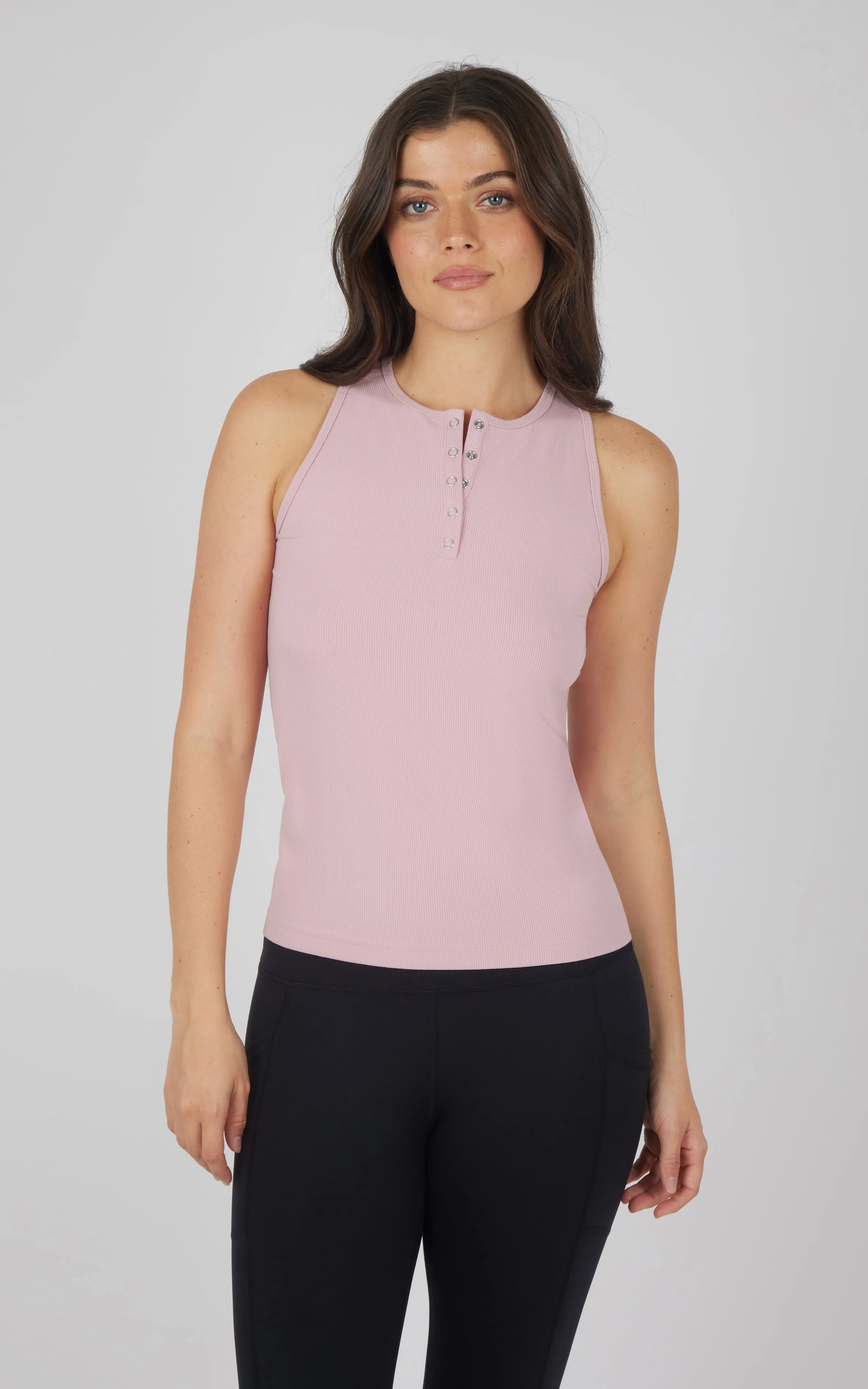 Heavenly Rib Henley Tank