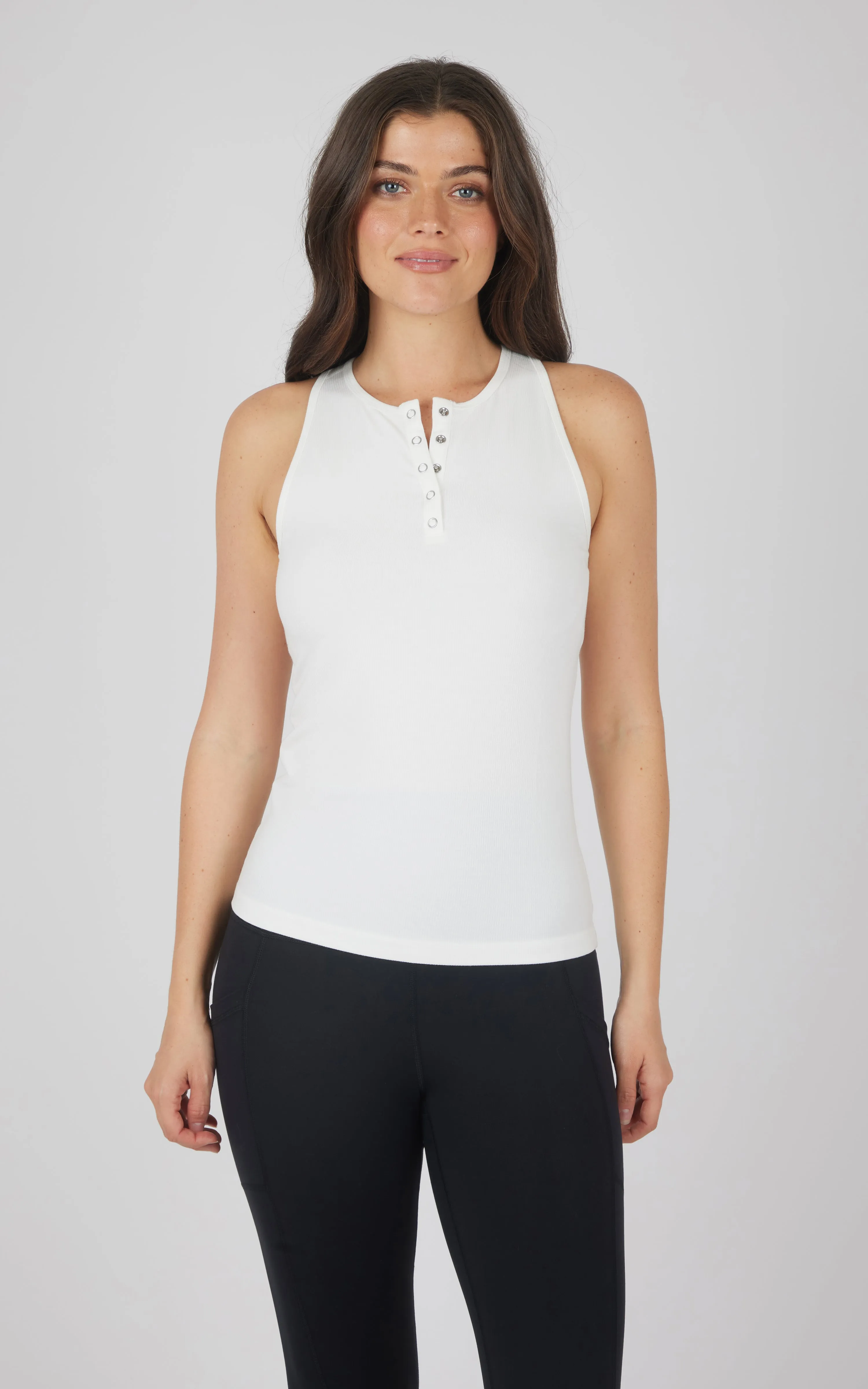 Heavenly Rib Henley Tank