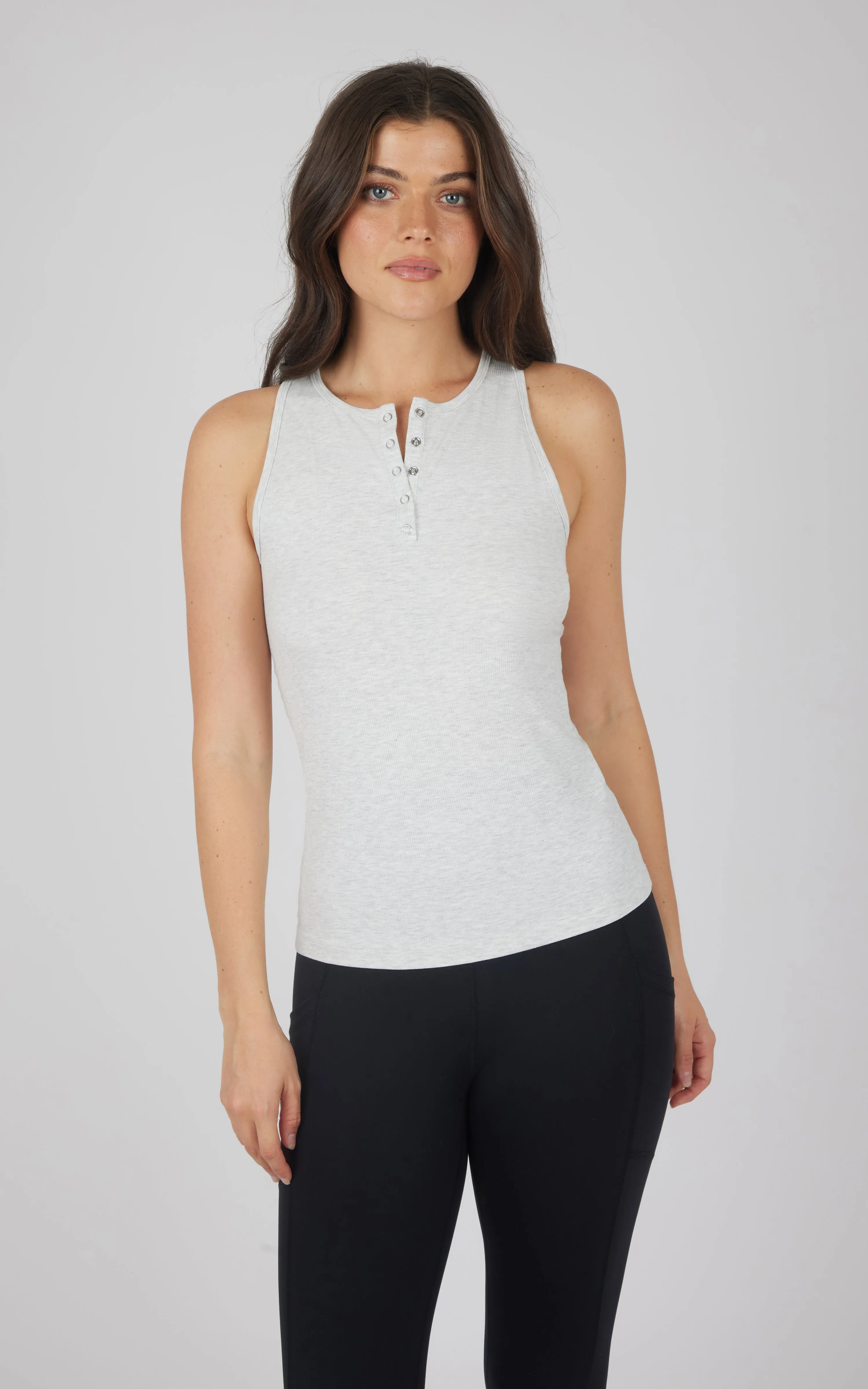 Heavenly Rib Henley Tank