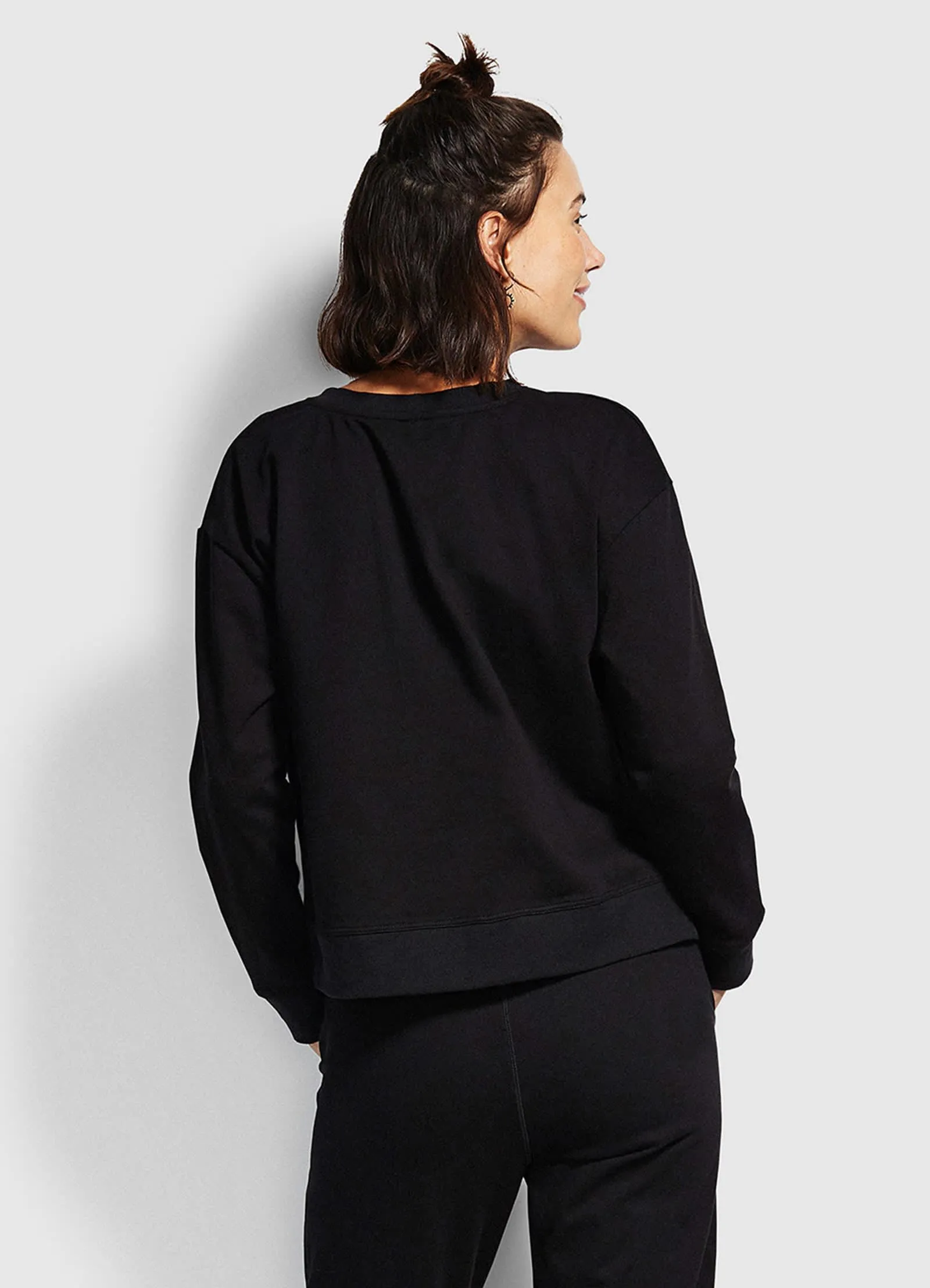 Holiday Crew Neck Sweater - Black
