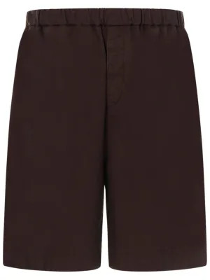 Jil Sander High-Waist Knee-Length Shorts