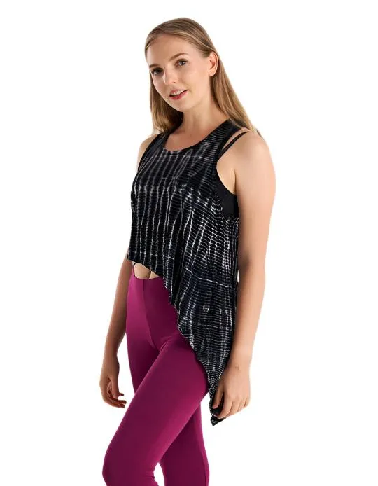 Kathmandu Tie Dye Diagonal Cut Tank TH1487