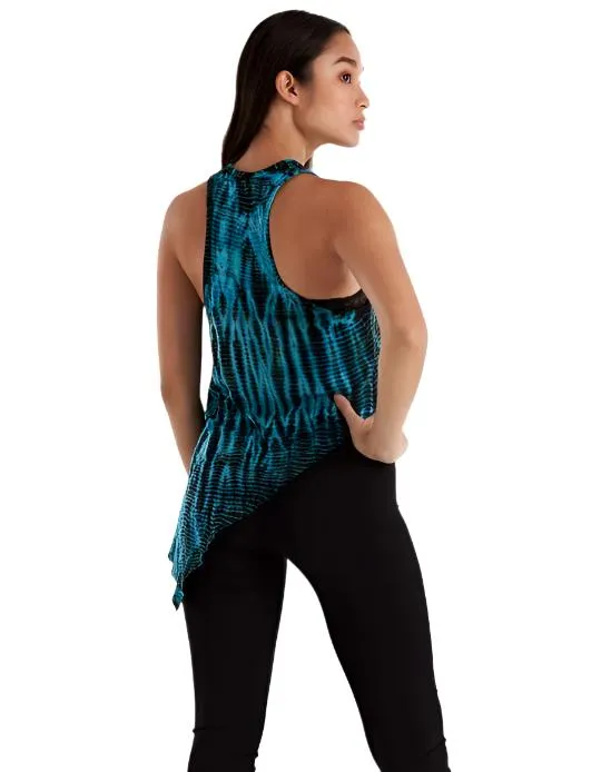 Kathmandu Tie Dye Diagonal Cut Tank TH1487