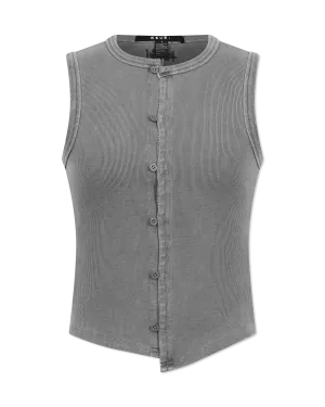Ksubi Jeans Syndicate Asymmetrical Xtra Rework Tank
