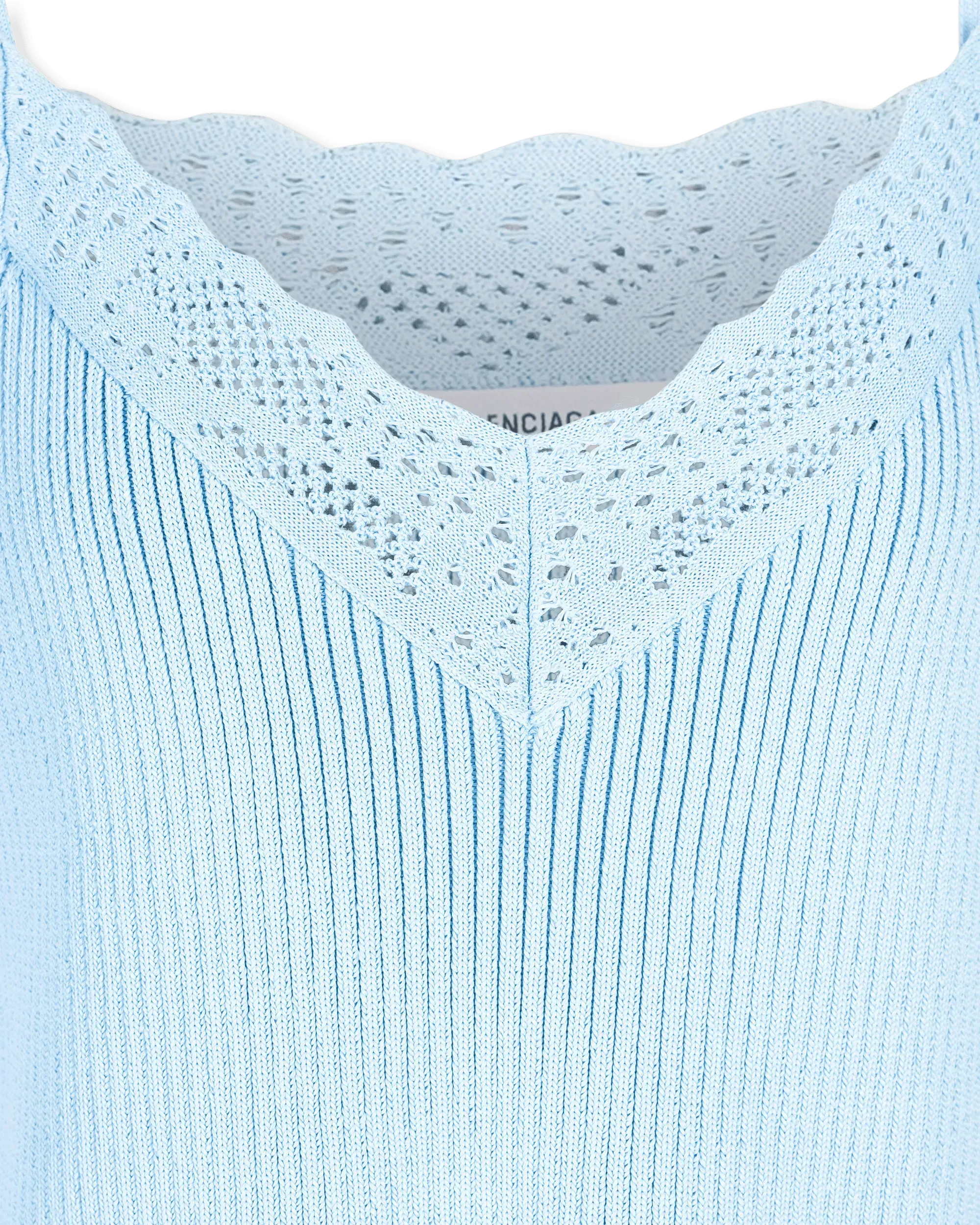 Lace Viscose Knit Slip Top