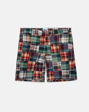 MADRAS PATCHWORK SHORTS - TRIM FIT