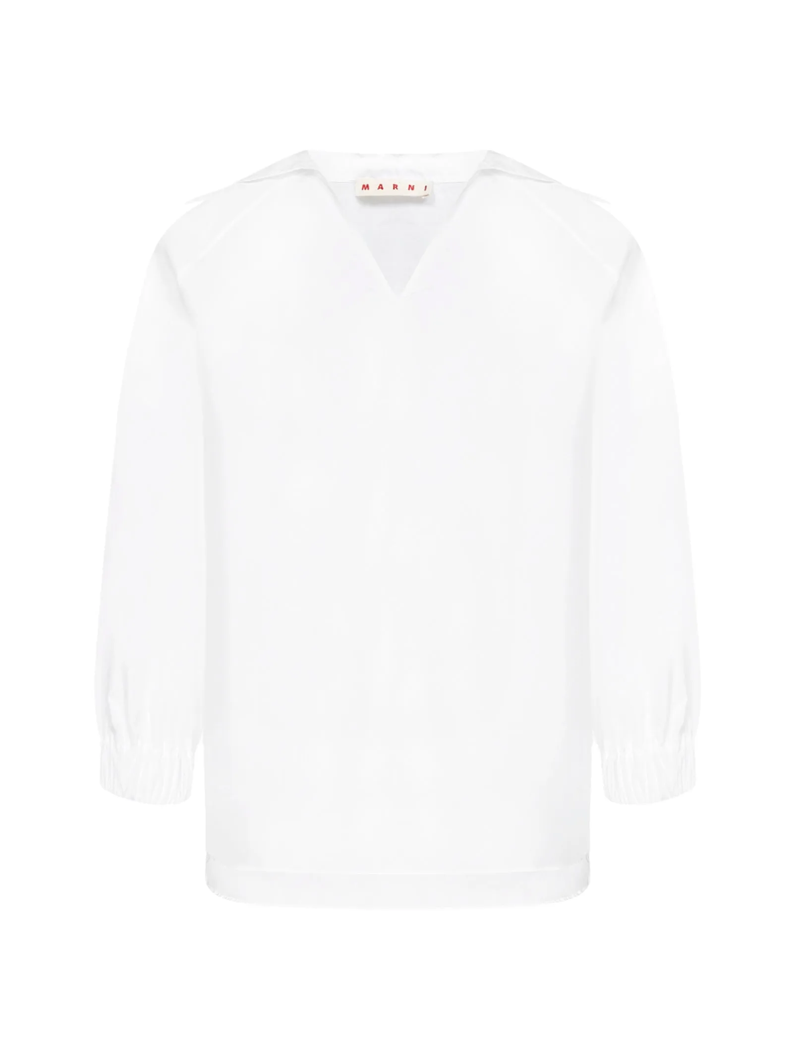 Marni Straight Hem V-Neck Shirt