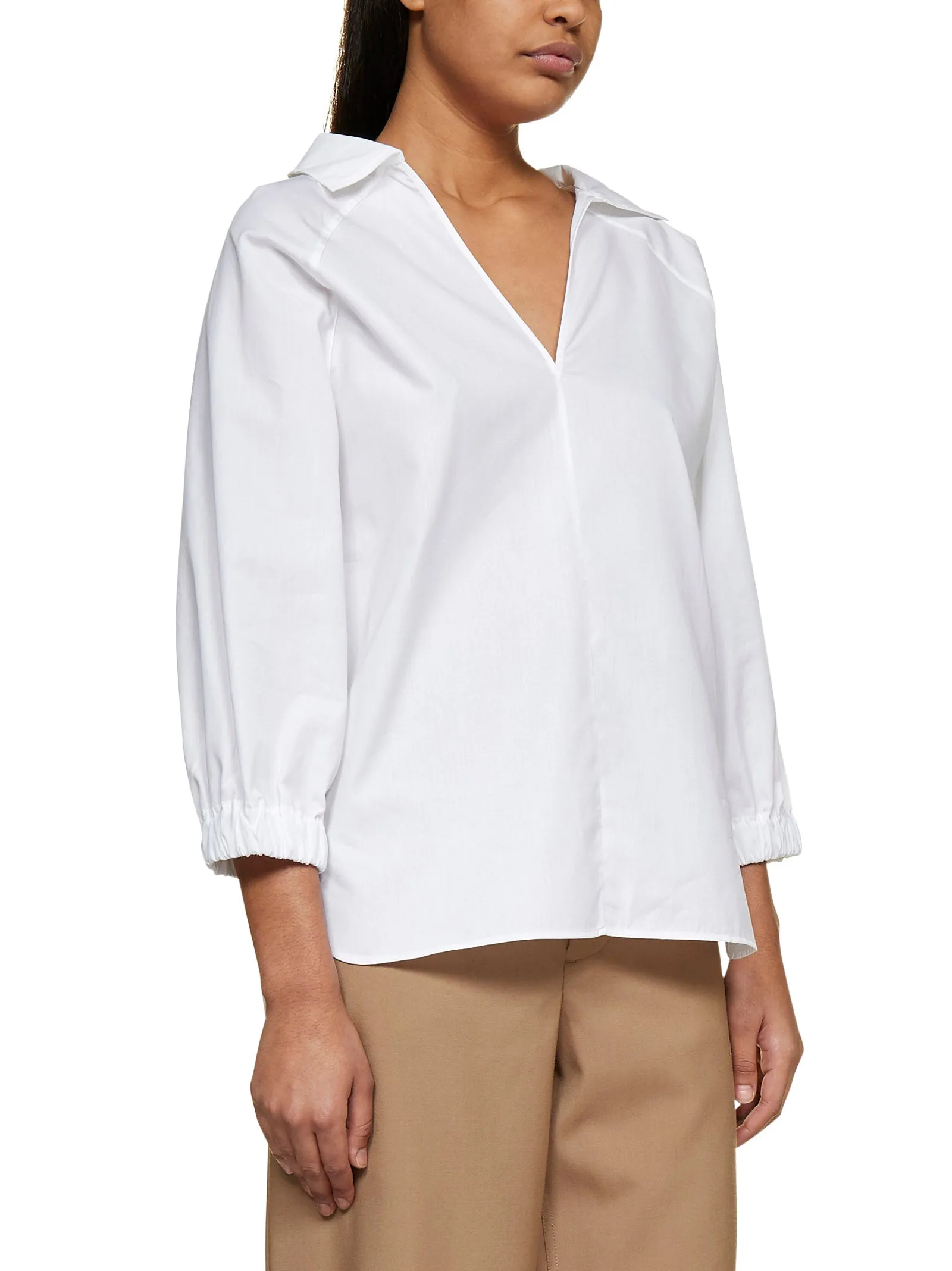 Marni Straight Hem V-Neck Shirt