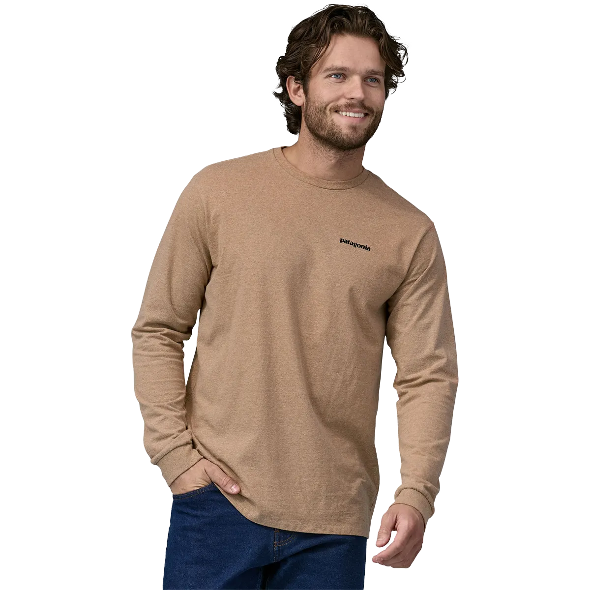 Men's Long-Sleeved P-6 Logo Responsibili-Tee