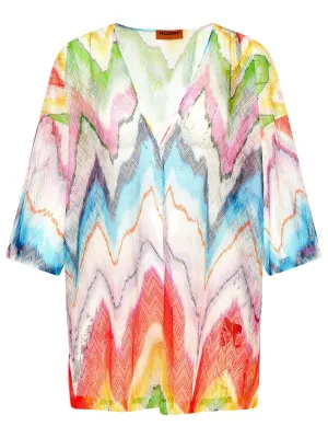 Missoni Zigzag Printed V-Neck Blouse