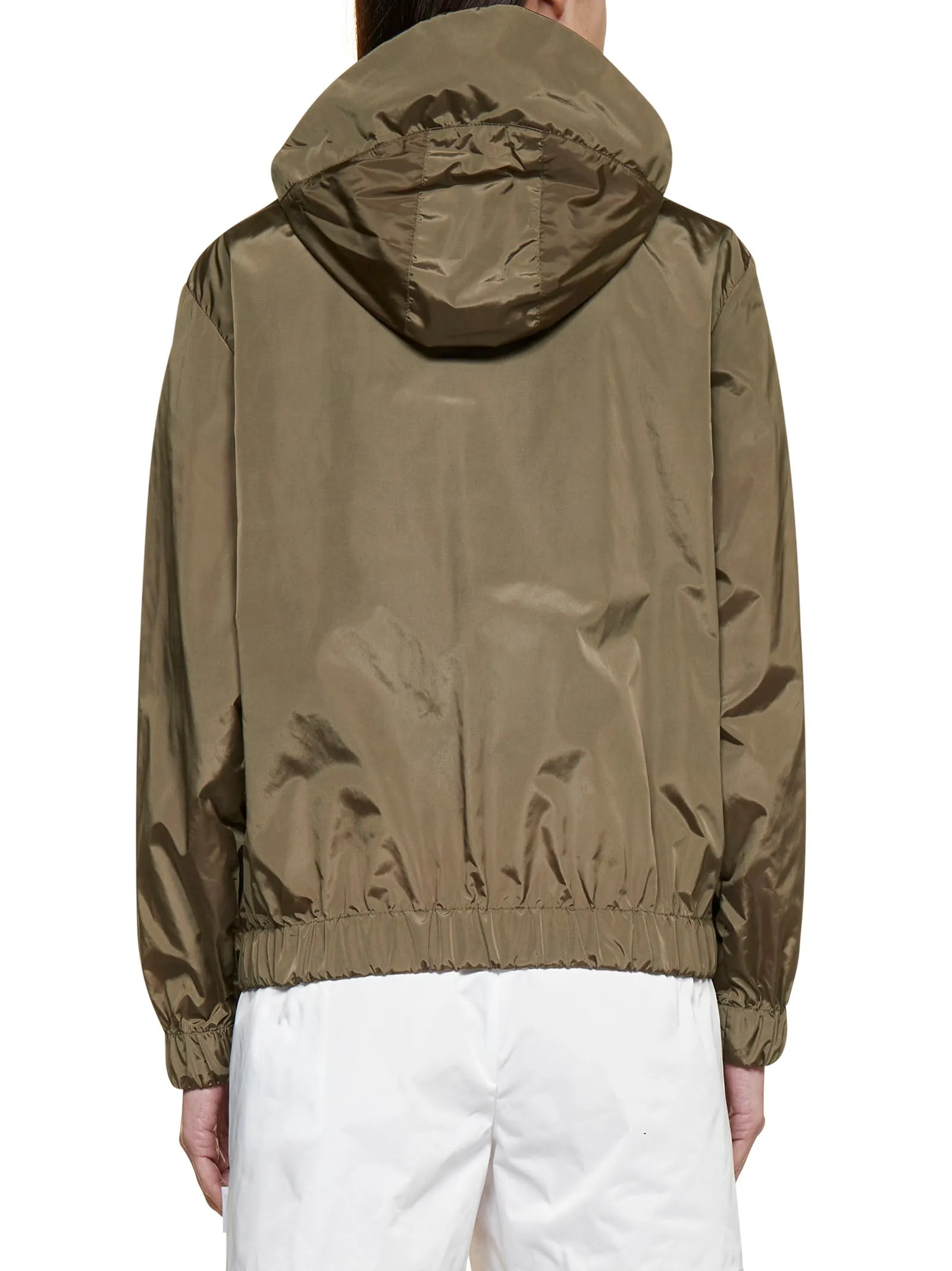 Moncler Drawstring Elastic Waist Shorts